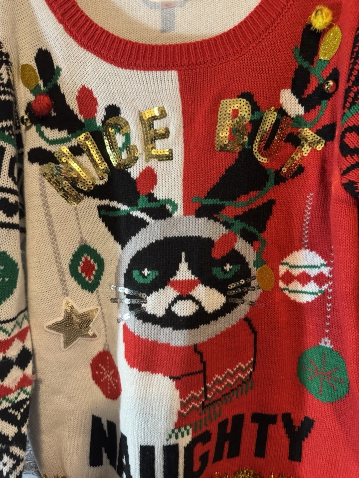 Lote de 3 suéteres feos de Navidad. Grande All Fit Like para mujer Foto 4 de 4