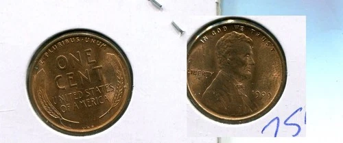 1909 P VDB LINCOLN HEAD PENNY CH BU RB 7564T