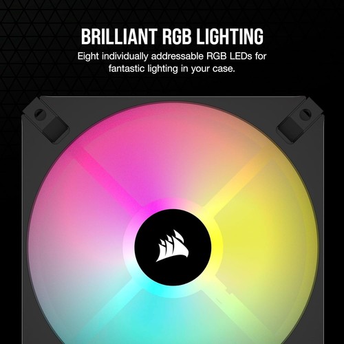 CORSAIR AR120 RGB 120mm ARGB-Compatible Fan, Triple Pack - Afbeelding 6 van 12