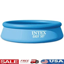 Above Ground Pool 10ft Easy Setup Durable Puncture Resistant Summer Fun 3900L US