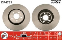 Bremsscheibe Vorderachse FüR Volvo S60 I V70 II S80 XC70 Cross Country