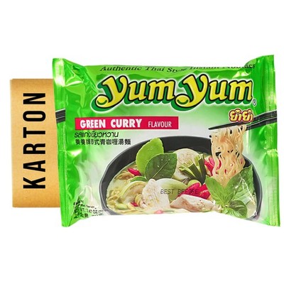SALE,MHD01.09.2026! 30x70g Yum Yum Instantnudel Green Curry Nudelsuppe