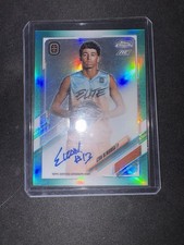 2021-22 Topps Chrome OTE Chrome Autographs Izan Almansa Aqua /99 #CA-IA2