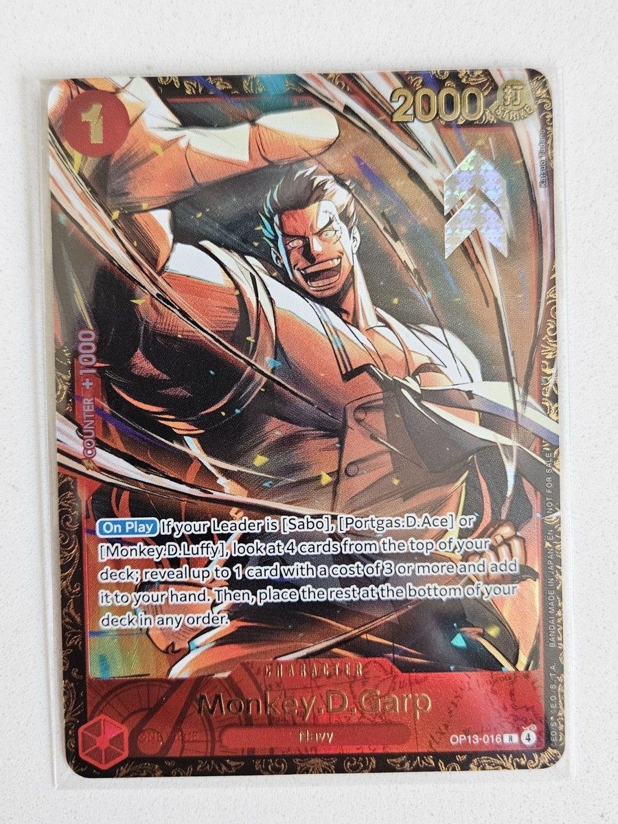 One Piece Monkey D. Garp Treasure Cup 2026 Top 64 Sealed Prize
