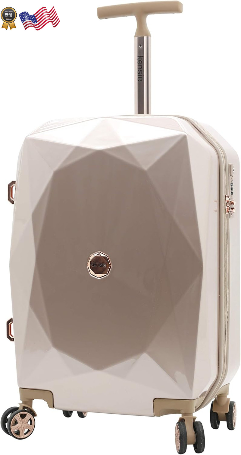 Set Rose Gold 20 Inch Carry On Free Shipping Usa