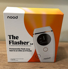 Nood The Flasher 2.0 IPL Hair Removal Device, LED Display, 7 Settings, White