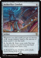 Aetherflux Conduit 0017 MTG Commander: Aetherdrift Rare NP