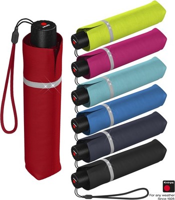 Knirps Regenschirm Kinder Taschenschirm reflektierend Rookie reflektierend Borte