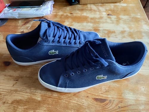 Lacoste Schuhe Lerond BL 2 Cam Dunkelblau Gr. 42,5 Neuwertig! - Bild 11 von 15