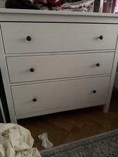 IKEA Hemnes Kommode, weiß , 108x96x50 Cm