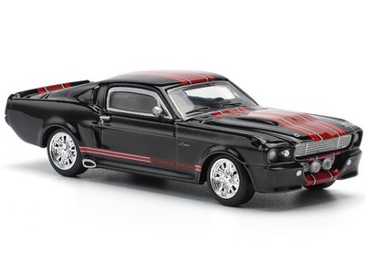 SHELBY MUSTANG GT500 DARK CHROME 1/64 DIECAST MODEL CAR BY POP