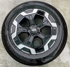 HYUNDAI SANTA FE 18" 18x7.5 BLACK ALLOY WHEEL RIM W/ TIRE (ONLY#1) 24-26 #112877