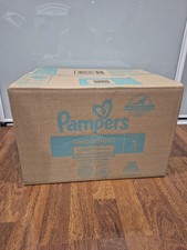 Pampers Baby Diapers Swaddlers Size 3 168 Count Ultra Absorbent Disposable NIB