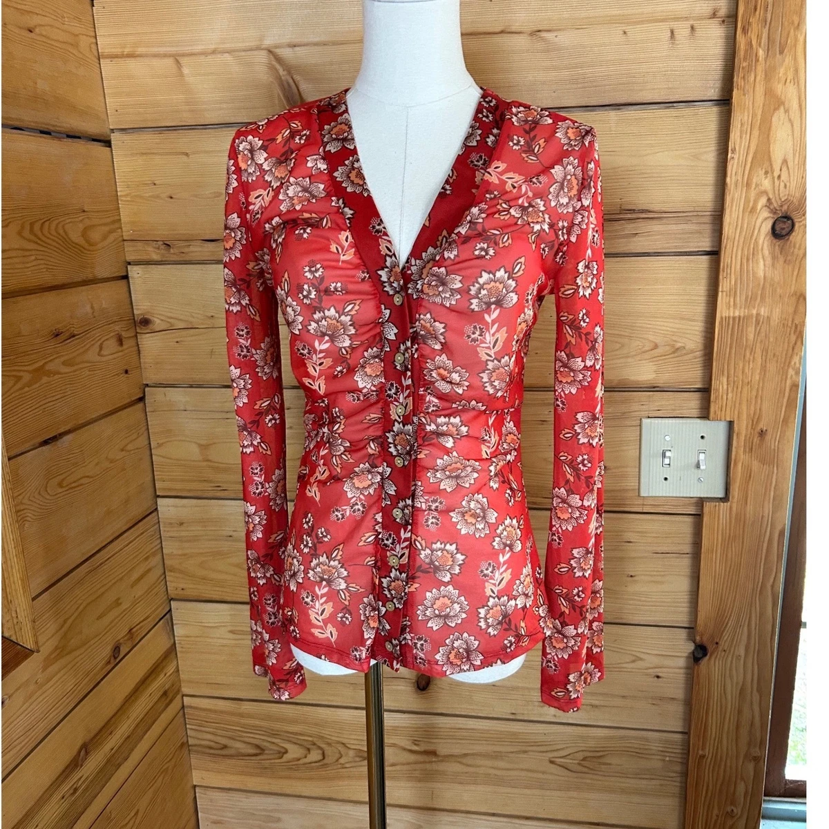 Mesh Vintage Tops for Women for sale | eBay