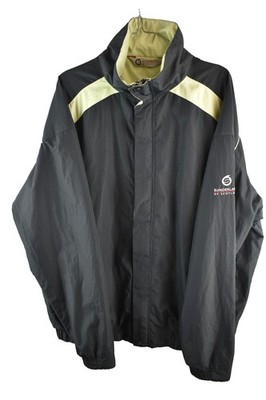 SUNDERLAND Of Scotland Black Windcheater Jacket Size 2XL Mens Gents Club Casual