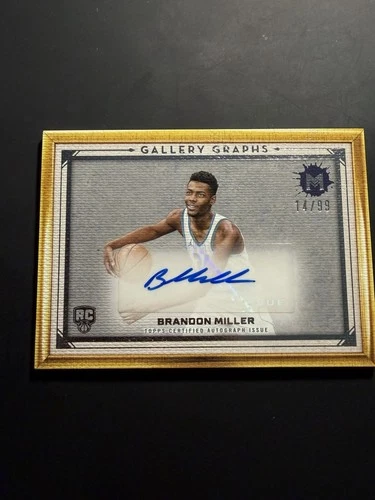 2023-24 Topps Motif RC #GG-BM Brandon Miller Gallery Graphs /99