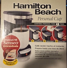 Hamilton Beach Personal One Cup Pod Brewer (Black) 49970 New In Box