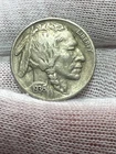 1936 D Full Horn XF Higher Grade Buffalo Nickel -  Better Date US Coin!