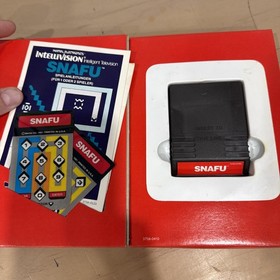 Intellivision Snafu (1981) Complete in Box with manual & Overlays