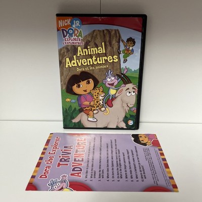 Dora the Explorer Animal Adventures DVD+Insert Paper Good Condition DVD Nick Jr