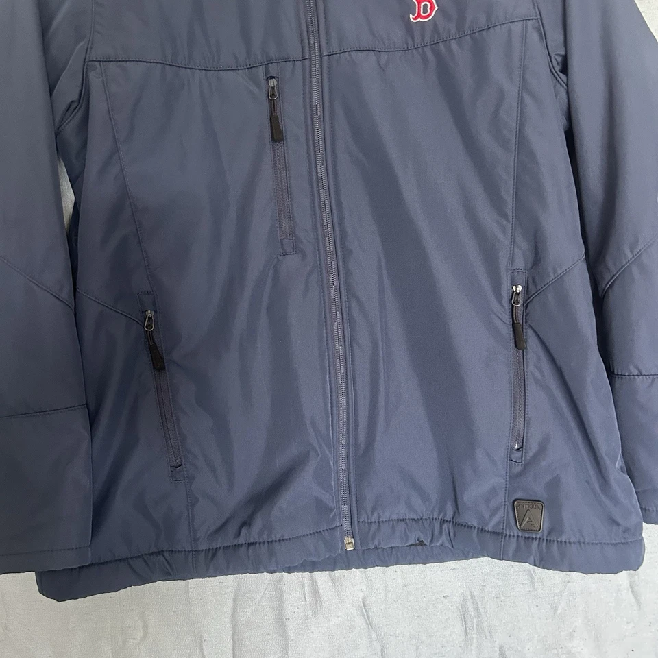 Chaqueta Bolton Red Sox MLB Antigua resistente a la intemperie azul para hombre talla M Foto 3 de 4