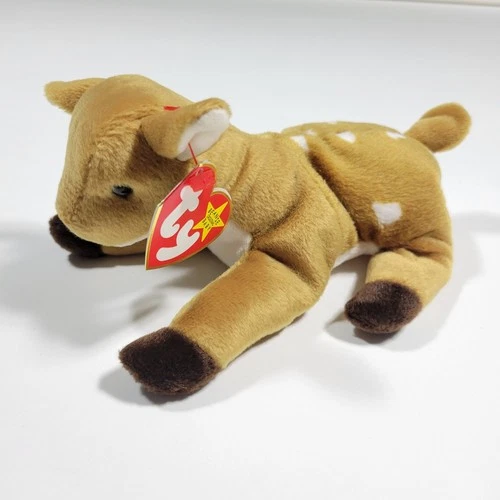 Ty Beanie Whisper the Fawn Deer Vintage MWMT 1998 Authentic Brand New Original