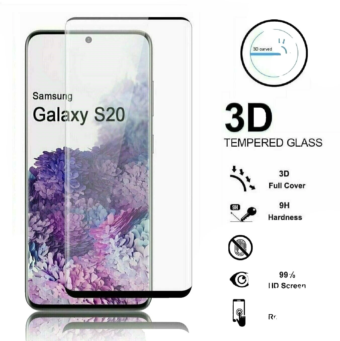 Tempered Glass Screen Protectors for Samsung Galaxy S8+