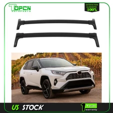 For Toyota RAV4 2019-2023 Roof Rails Rack Cross Bars Luggage Carrier Accessoris