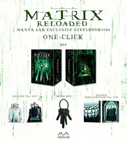 Matrix Reloaded 4K - One Click Box - MantaLab - Bluray Steelbook - NEU & OVP - Bild 8 von 8
