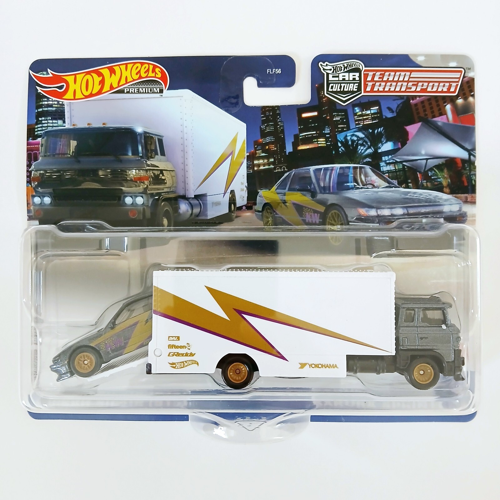 Hot Wheels Team Transport Nissan Silvia (S13) Transporter with Sakura Sprinter