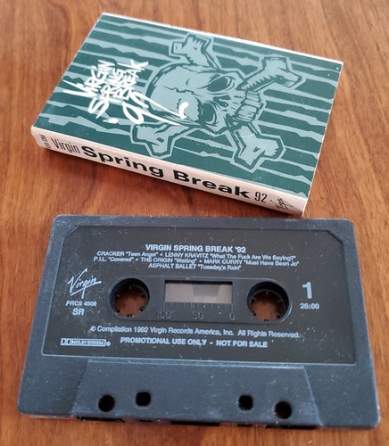 VIRGIN SPRING BREAK '92 SAMPLER PROMOTIONAL CASSETTE LENNY KRAVITZ, CRACKER, OMD