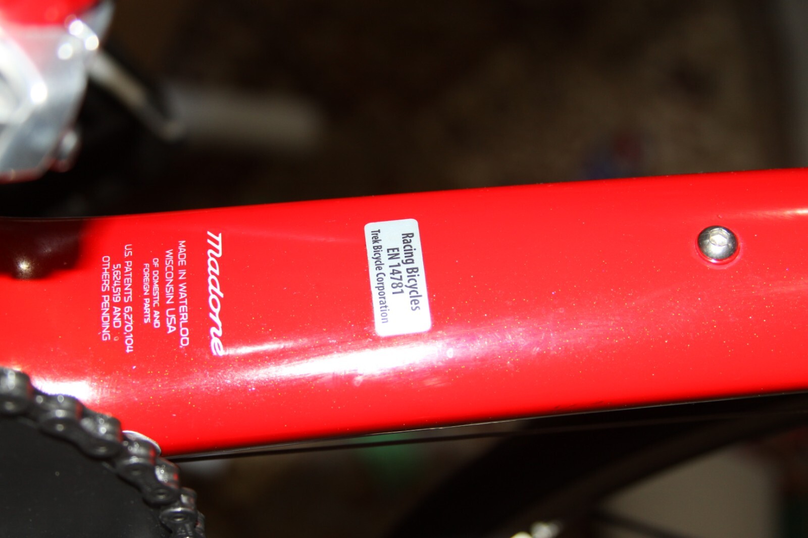 2009 Trek Madone 6.9 Pro Red 62 cm xxl OCLV full carbon SRAM RED Mavic road bike