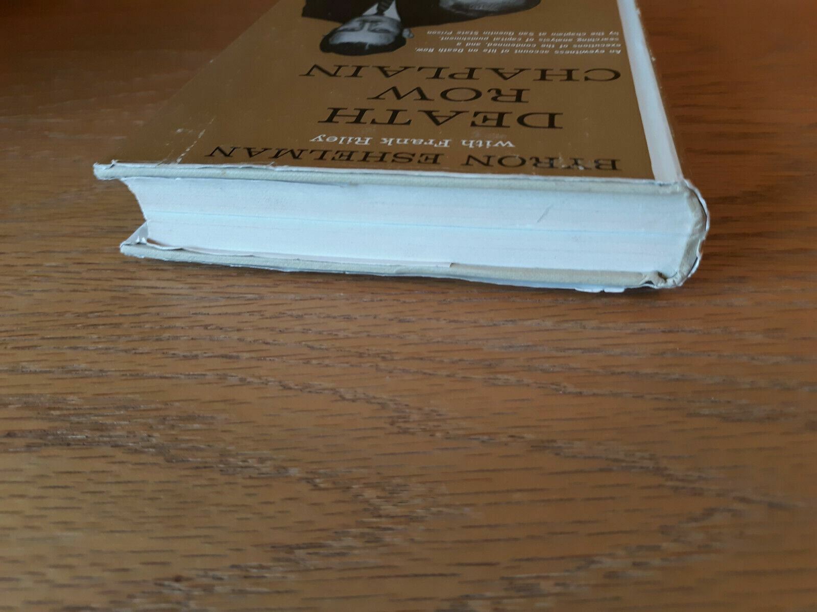 FILA Death Row Chaplain Byron E Eshelman 1962 Hardcover Dust Jacket Prentice Hall