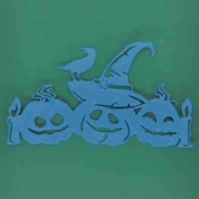 Halloween Pumpkins Candle Witch Hat Crow Metal Cutting Dies Scrapbook Card Craft