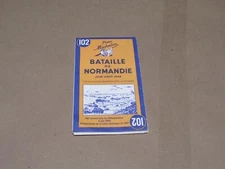 Michelin Battle of Normandy Map Reproduction of 1944 Map