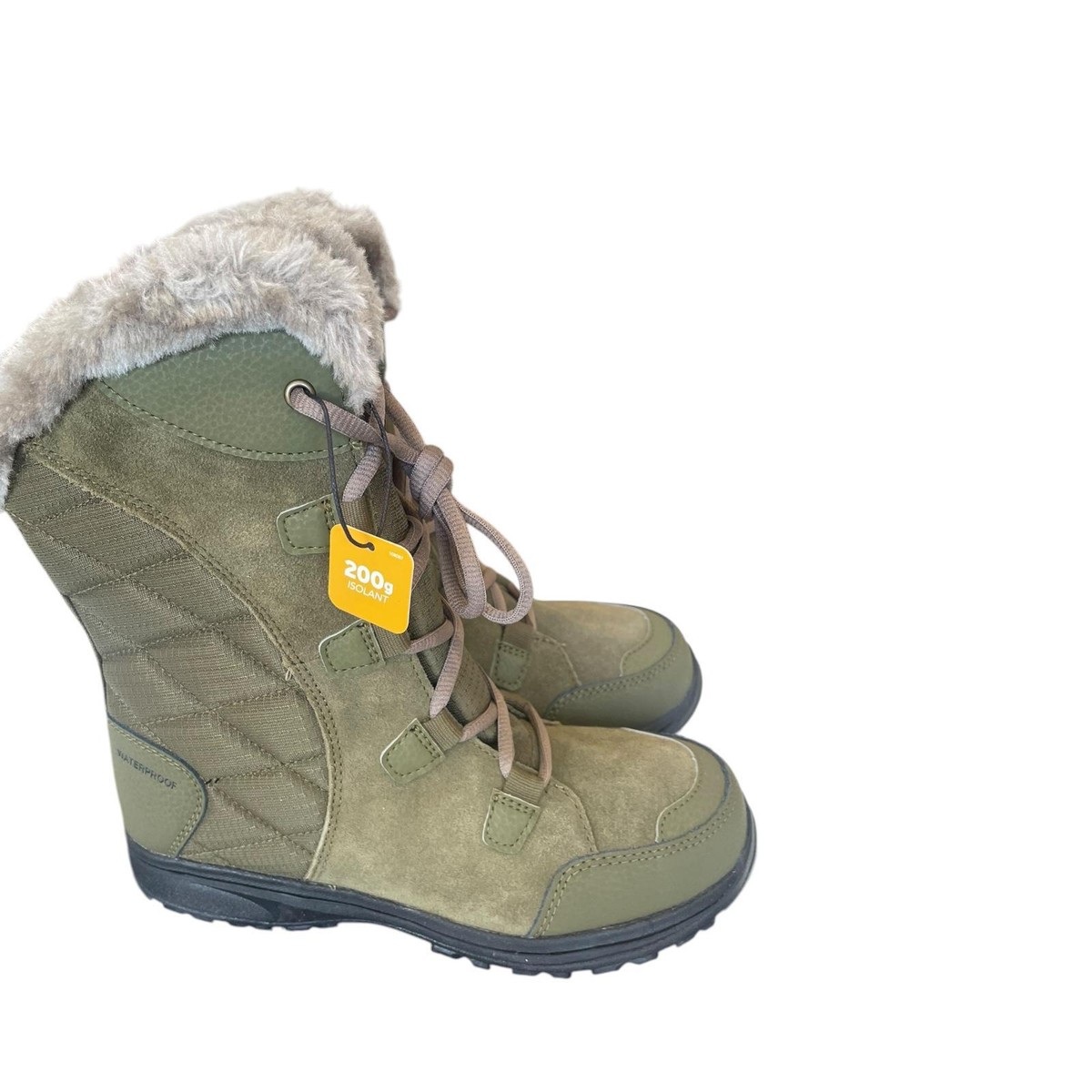 Columbia Women Ice Maiden II Snow Boot New Olive/Black Size 6.5 | eBay