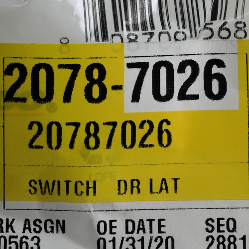 OEM NEW 11-15 Cadillac CTS Front Power Door Lock Switch Left or Right 20787026 - 第 3/3 張圖片