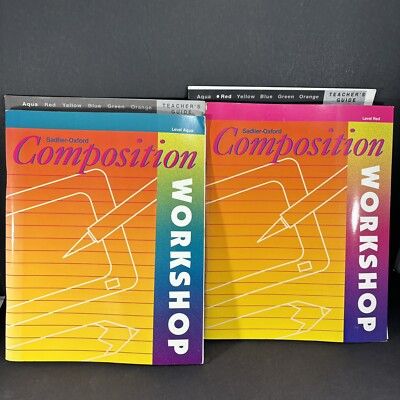 Sadler-Oxford Composition Workshop: Level Aqua & Red + Teachers Guide For Each