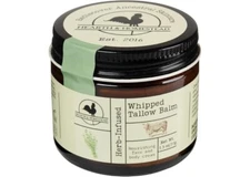 Handmade Whipped Tallow Balm  Organic Body Butter with Infused Olive Oil. 1.3 oz
