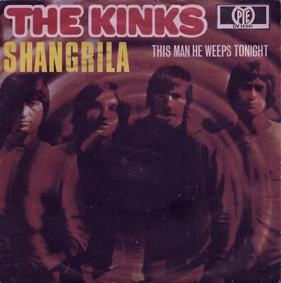 THE KINKS: Shangrila (´69 / v. rare orig. German 7'' / ''Village Green'' p/s)