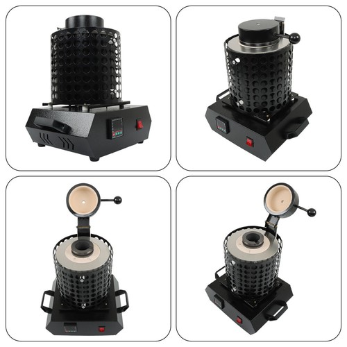 1+3 KG Metal Melting Furnace Forge Kit For Melt Scrap Electric Melting Furnace - Picture 3 of 24