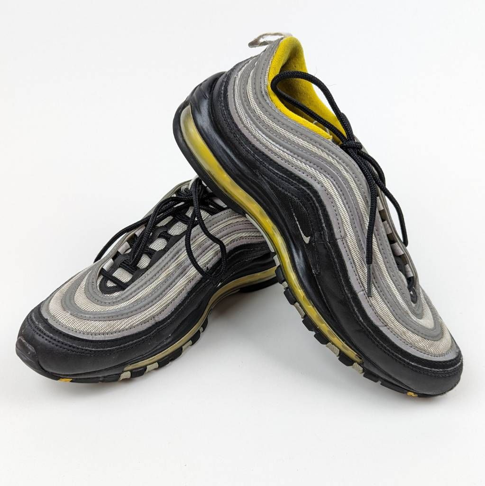 Nike Air Max 97 Steelers Sneakers in Gray Black Low Top Mens Size 9.5