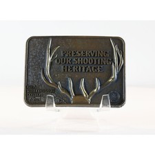 Whittington Center DEER Belt Buckle Preserving Our Shooting Heritage NRA Buckle