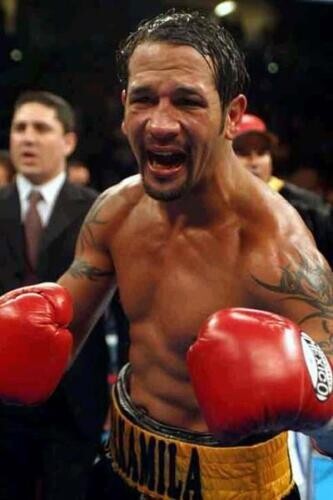 DANIEL SANTOS Explotion Corner Team Silk/Jacket MIGUEL DIAZ Boxing RARE wbo/wbc - Picture 4 of 9