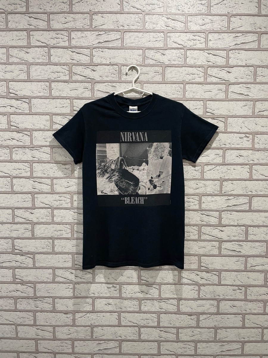 RARE Vintage Nirvana Bleach Tee Sub Pop Kurt Cobain T-Shirt Short