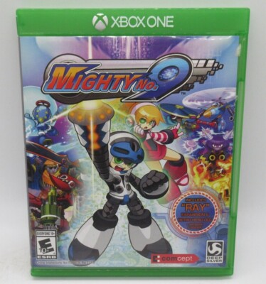 MIGHTY NO.9 GAME FOR MICROSOFT XBOX ONE, GAME DISC, CASE, MANUAL, DEEP SILVER