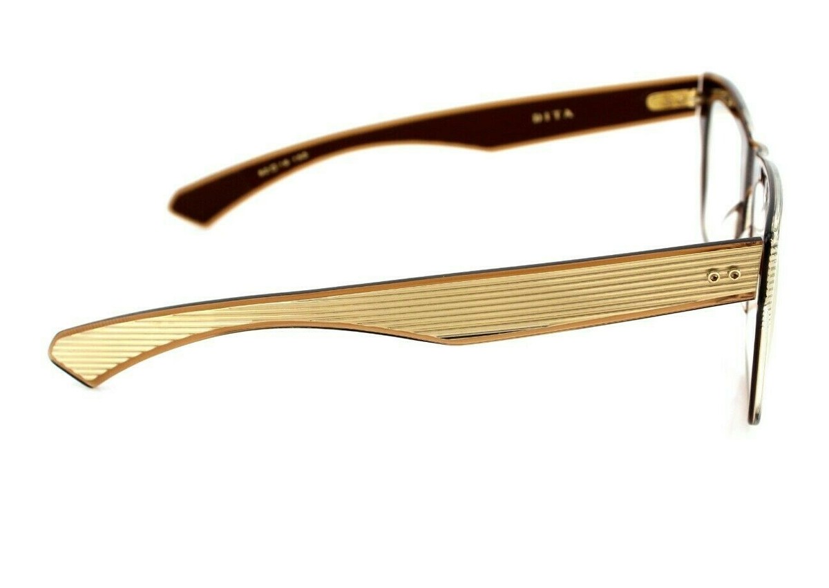 RARE NEW Genuine DITA INSIDER TWO Clear Brown Gold Eye