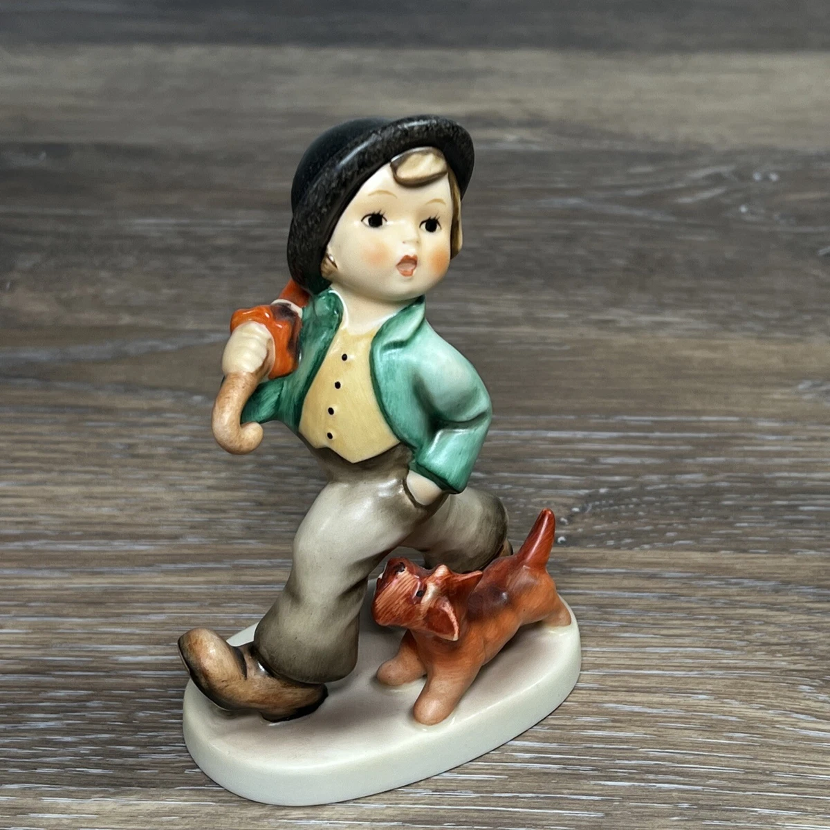 Vintage Goebel Hummel BOY WITH DOG FIGURINE
