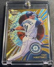 1999 EDGAR MARTINEZ #132 PACIFIC REVOLUTION PREMIERE DATE GOLD FOIL  33/49