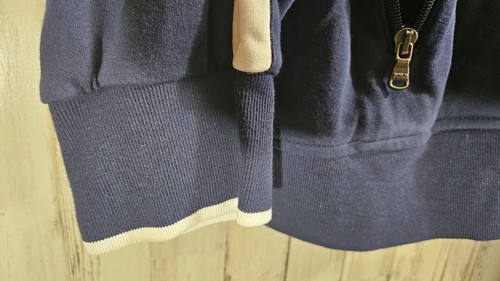Polo Ralph Lauren Track Jacket 3XB Navy Blue White Stripe Full Zip Red Pony - Picture 8 of 12